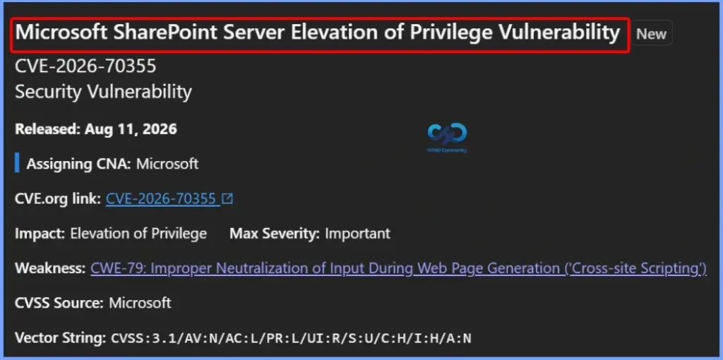 Microsoft Fixes 400 Security Vulnerabilities and 3 Zero-Day Vulnerabilities in August 2026 Patch Tuesday 3 Microsoft Fixes 400 Security Vulnerabilities and 3 Zero-Day Vulnerabilities in August 2026 Patch Tuesday - Table 2