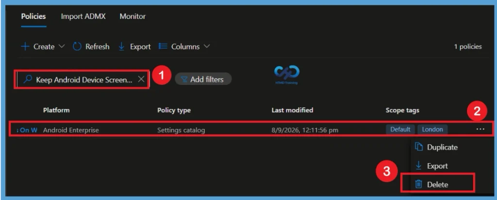 Keep Android Device Screens on While Charging for Continuous Visibility using Intune Policy 12 Keep Android Device Screens on While Charging for Continuous Visibility using Intune Policy -Fig.11