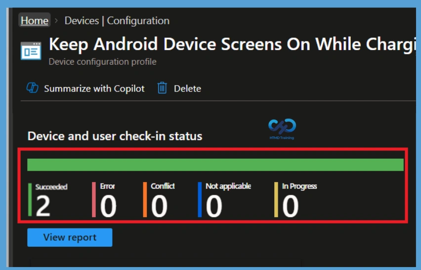 Keep Android Device Screens on While Charging for Continuous Visibility using Intune Policy 11 Keep Android Device Screens on While Charging for Continuous Visibility using Intune Policy -Fig.10