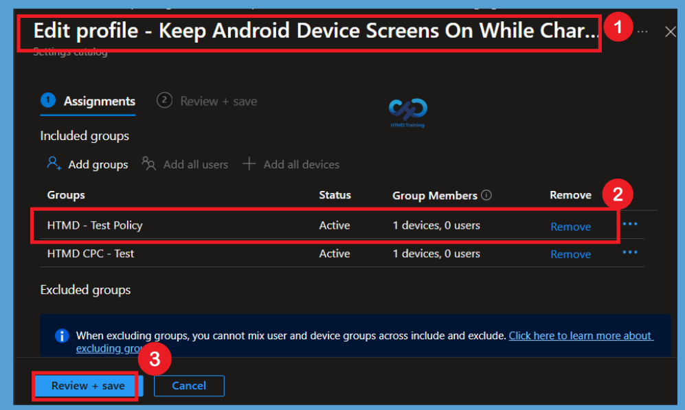Keep Android Device Screens on While Charging for Continuous Visibility using Intune Policy 13 Keep Android Device Screens on While Charging for Continuous Visibility using Intune Policy -Fig.12