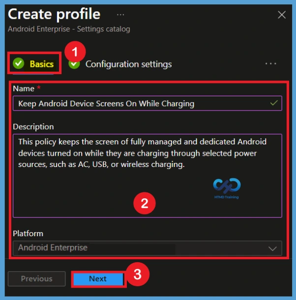 Keep Android Device Screens on While Charging for Continuous Visibility using Intune Policy 4 Keep Android Device Screens on While Charging for Continuous Visibility using Intune Policy -Fig.3