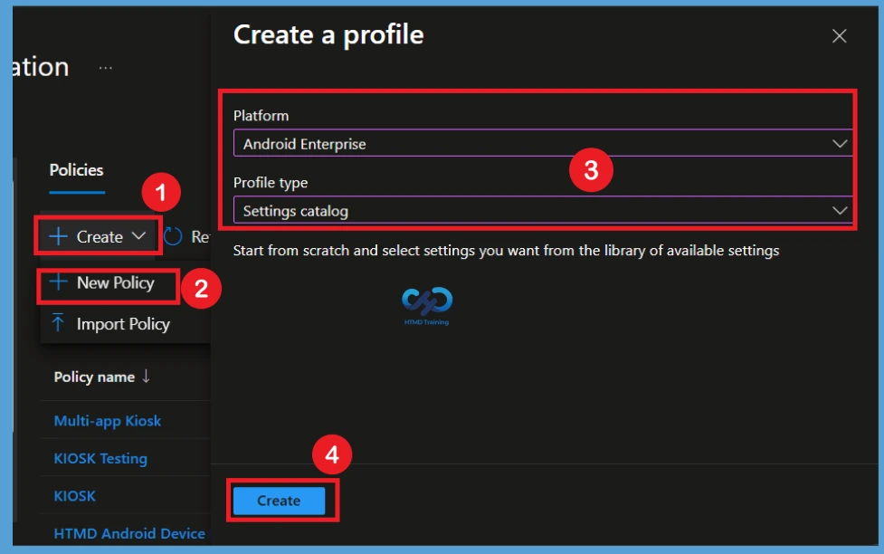 Keep Android Device Screens on While Charging for Continuous Visibility using Intune Policy 3 Keep Android Device Screens on While Charging for Continuous Visibility using Intune Policy -Fig.2