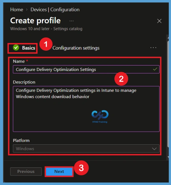 Configure Delivery Optimization Settings to Control Windows Content Downloads using Intune - Fig.3