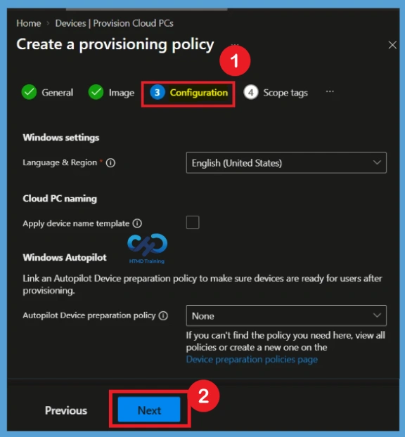 Configure Windows 365 Developer Configuration with Microsoft 365 Apps using Intune - Fig.8