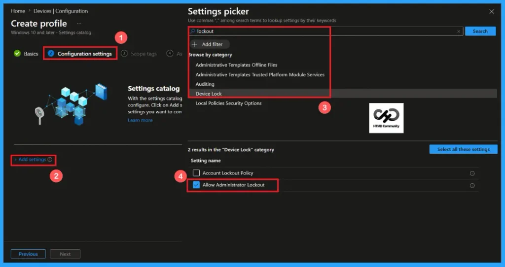 Control Built-in Administrator Account Lockout after Failed Sign-In Attempts using Microsoft Intune 5 Control Built-in Administrator Account Lockout after Failed Sign-In Attempts using Microsoft Intune - fig.4