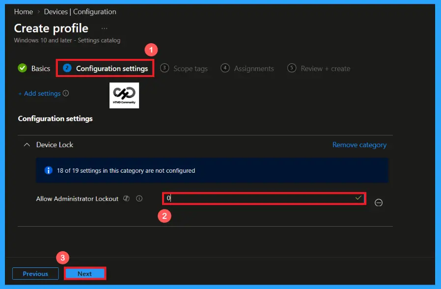 Control Built-in Administrator Account Lockout after Failed Sign-In Attempts using Microsoft Intune 7 Control Built-in Administrator Account Lockout after Failed Sign-In Attempts using Microsoft Intune - fig.6