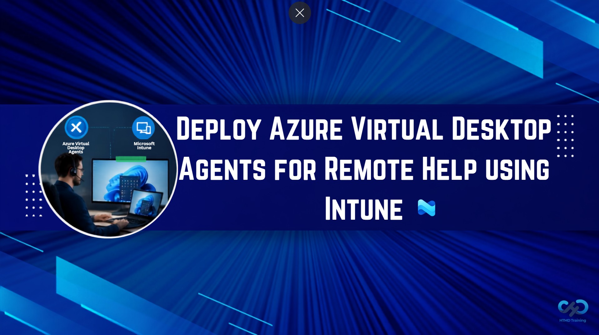 Deploy Azure Virtual Desktop Agents for Remote Help using Intune. Fig. 1