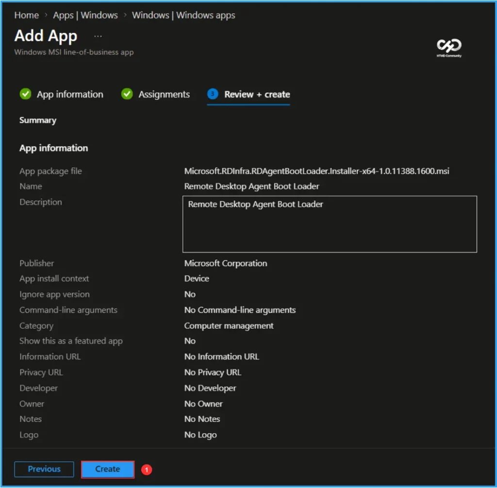 Deploy Azure Virtual Desktop Agents for Remote Help using Intune. Fig. 10