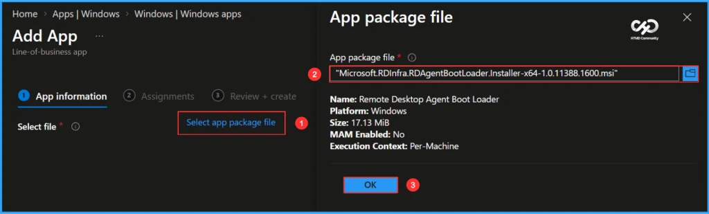 Deploy Azure Virtual Desktop Agents for Remote Help using Intune. Fig. 5