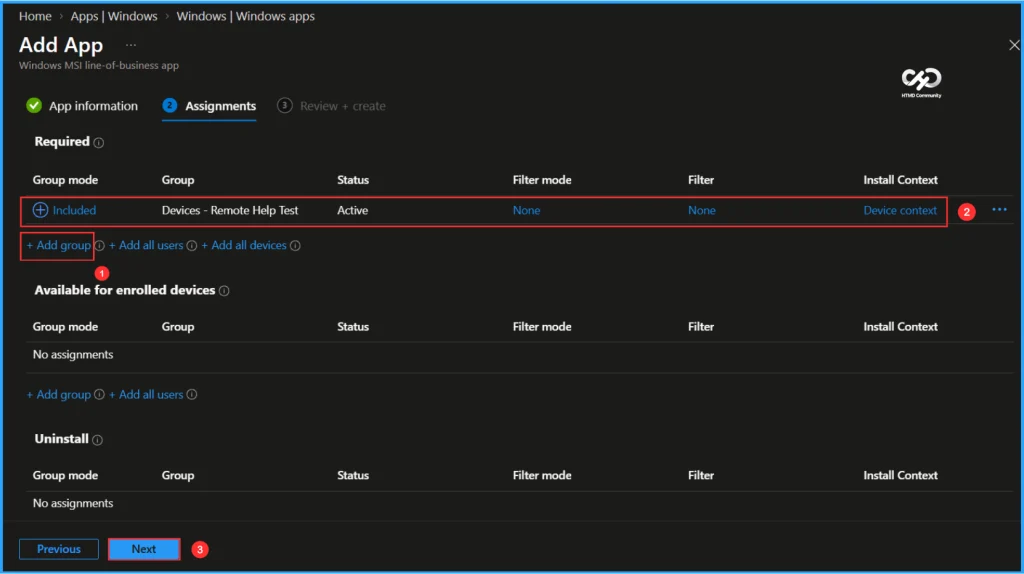 Deploy Azure Virtual Desktop Agents for Remote Help using Intune. Fig. 8