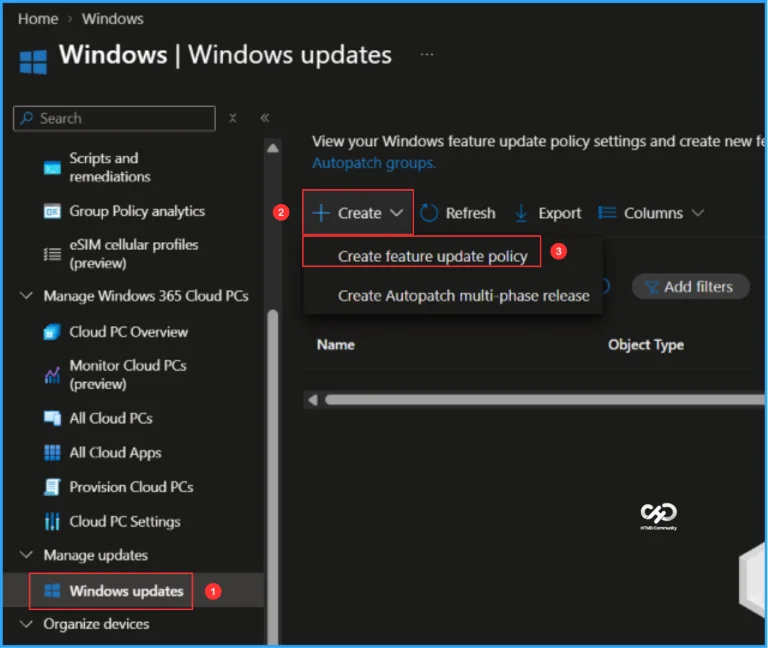Deploy the Windows 11 26H2 Feature Update using Microsoft Intune 2 Deploy the Windows 11 26H2 Feature Update using Microsoft Intune. Fig. 1