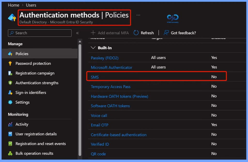 Microsoft Entra ID Ends SMS First-Factor Sign-In for Workforce Tenants 3 Microsoft Entra ID Ends SMS First-Factor Sign-In for Workforce Tenants - Fig.2
