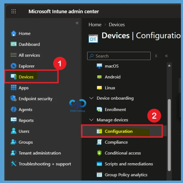 Control How Long Android Enterprise Work Profiles Can Remain Turned Off using Intune Policy -Fig.1