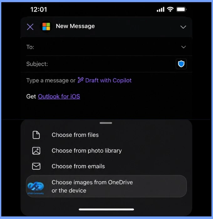 Outlook for iOS and Android to Enhanced Email Signatures with OneDrive Image Support 3 Outlook for iOS and Android to Enhanced Email Signatures with OneDrive Image Support - Fig.2