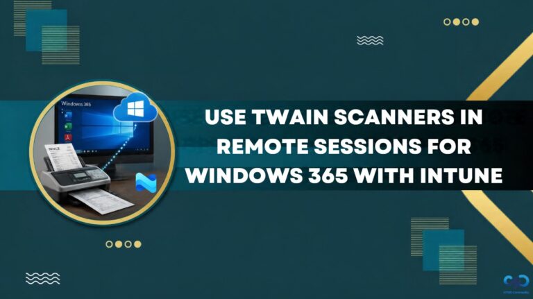 Use TWAIN Scanners in Remote Sessions for Windows 365. Fig. 1