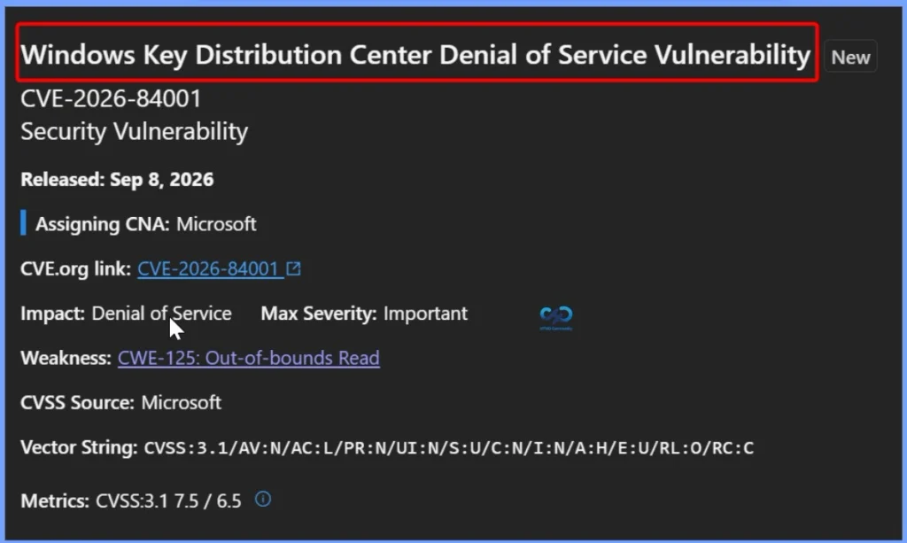 Microsoft Fixes 973 Security Vulnerabilities and 2 Zero-Day Vulnerabilities in September 2026 Patch Tuesday - Fig.6