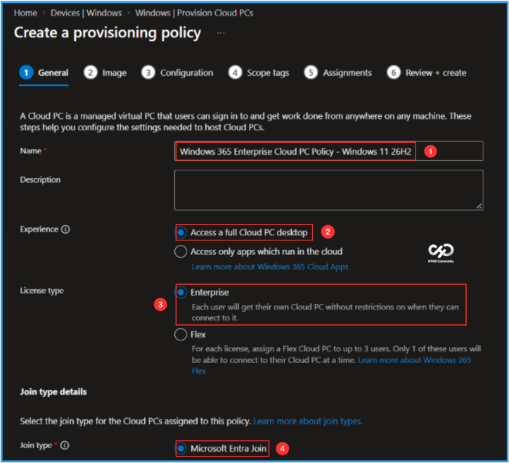 Create a New Windows 11 26H2 Cloud PC using Intune 3 Create a New Windows 11 26H2 Cloud PC using Intune. Fig. 2