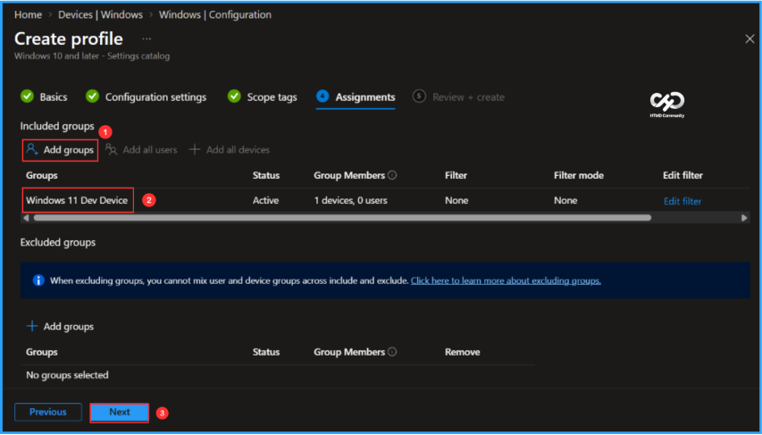 Manage Windows App Configuration on Windows Devices using Intune. Fig .8