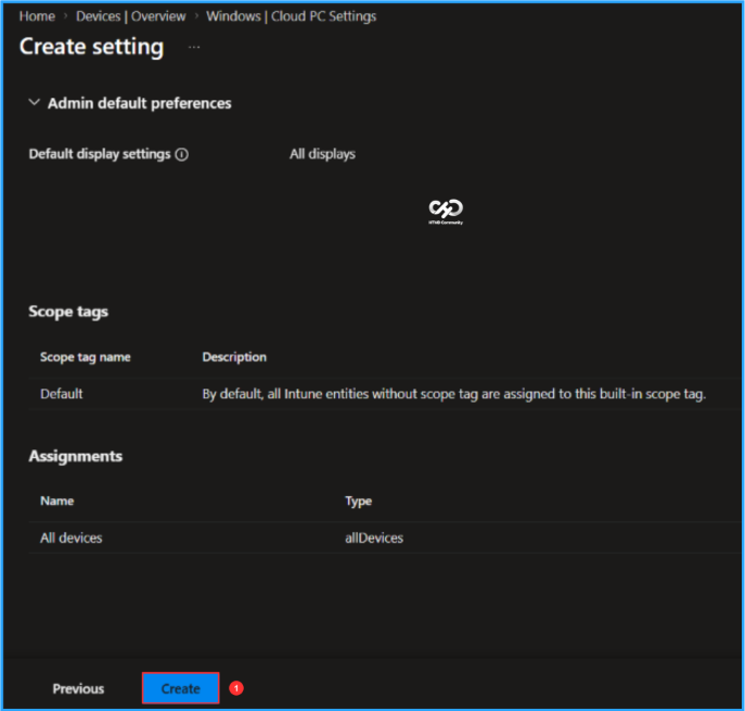 Set Default Display Settings for Windows 365 Cloud PCs using Intune 1